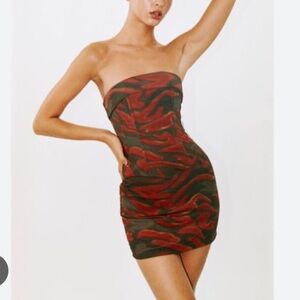 NWT With Jean Chloe Corset Dress in Nyx